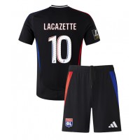 Dres Olympique Lyonnais Alexandre Lacazette #10 Gostujuci za djecu 2024-25 Kratak Rukav (+ kratke hlače)